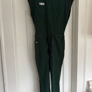 Figs Forest Green Jumpsuit
